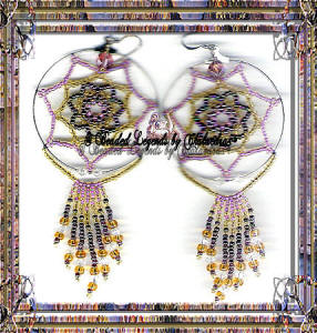 (Hecate) Seven Point Dream Catcher Earrings
