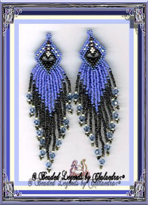 Inner Hearts (Blue Heart) Earrings