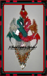 Dragon Waltz Pendant or Ornament