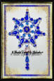 Cobalt Starburst Ornament