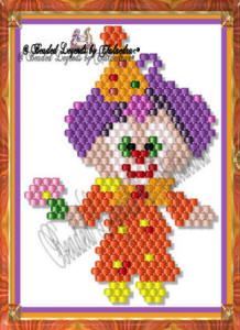 Clownin' Around by Charlotte Holley, Beaded Legends by Chalaedra